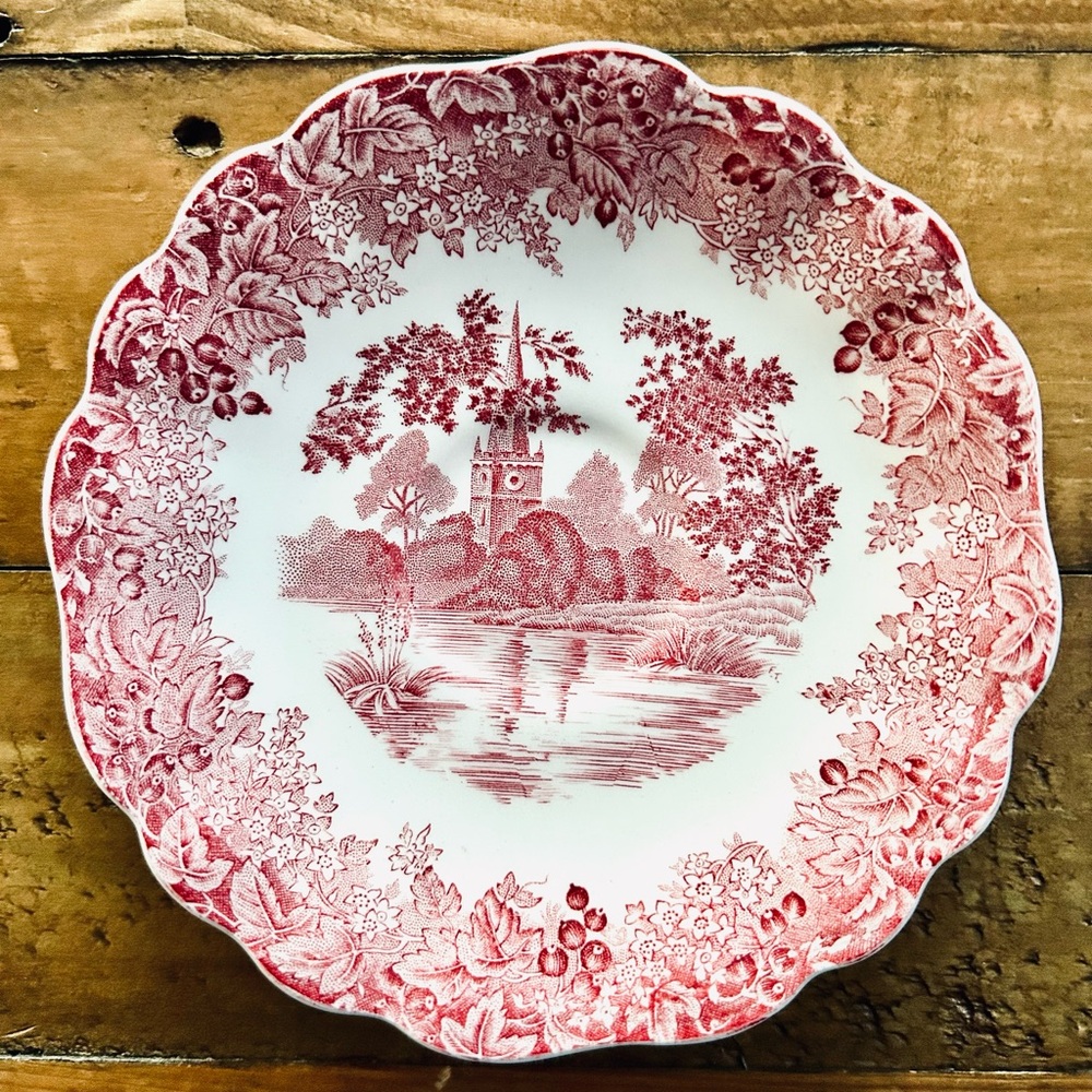 J & G MEAKIN England ROMANTIC ENGLAND Saucer for Teacup 5 1/2" *price per plate*
